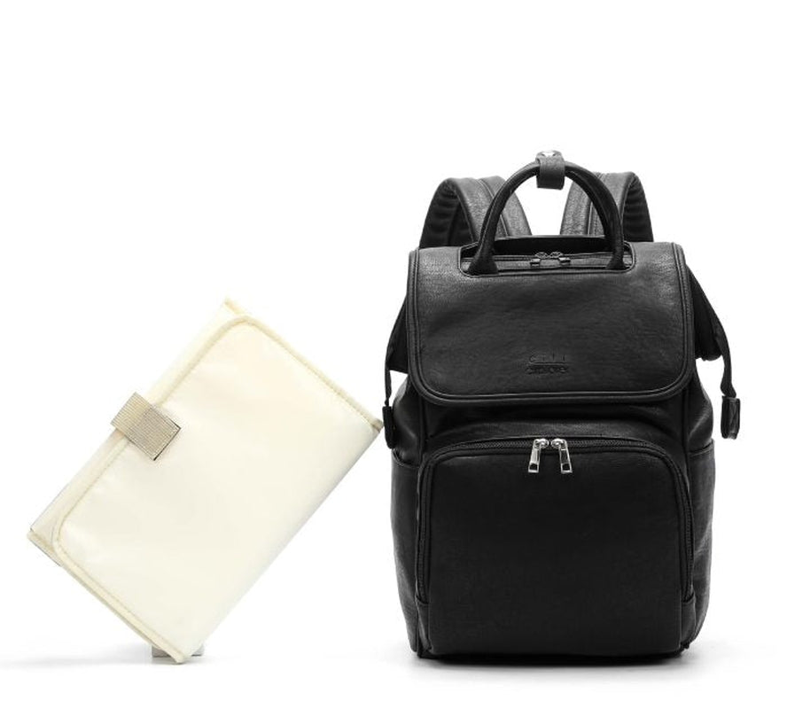 Spacious Premium Leather Baby Bag Backpack
