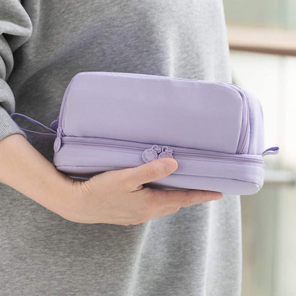 Large Capacity Pencil Case – 4-Compartment Multifunctional Pen & Stationery Organizer