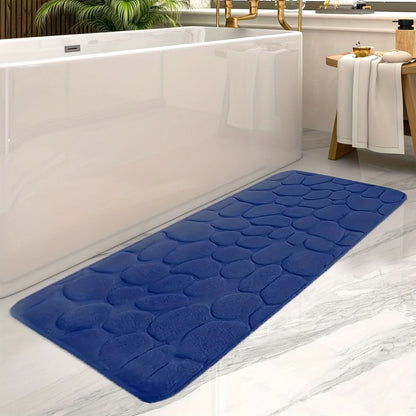 Large Non-Slip Bath Mat with Elegant Stripe Design – Machine Washable Bathroom Rug for Comfort and Safety 7