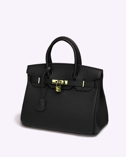 Stylish Women's Big Leather Daily Tote Bag