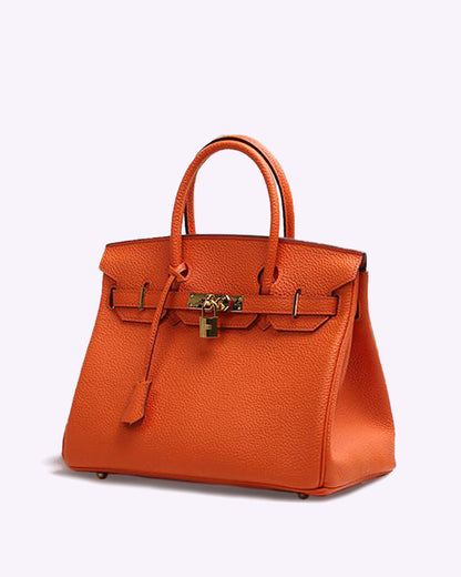 Stylish Women's Big Leather Daily Tote Bag