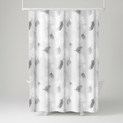 Leichter Badvorhang Mit Haken - AquaLeaf