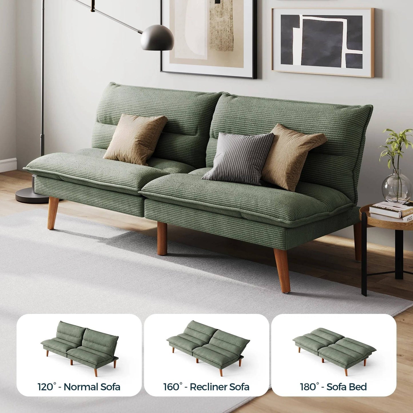 Space Saving Sleeper Sofa Bed
