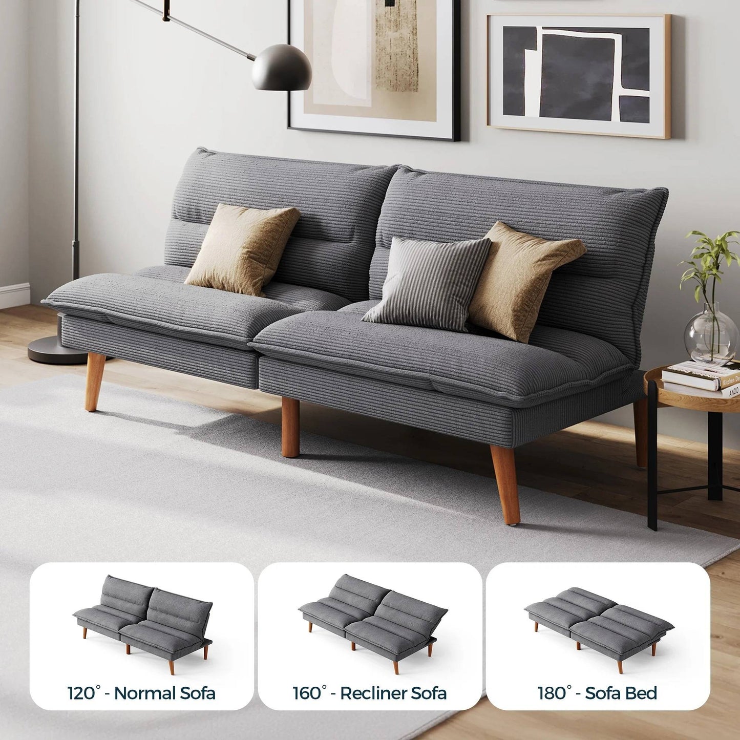 Space Saving Sleeper Sofa Bed