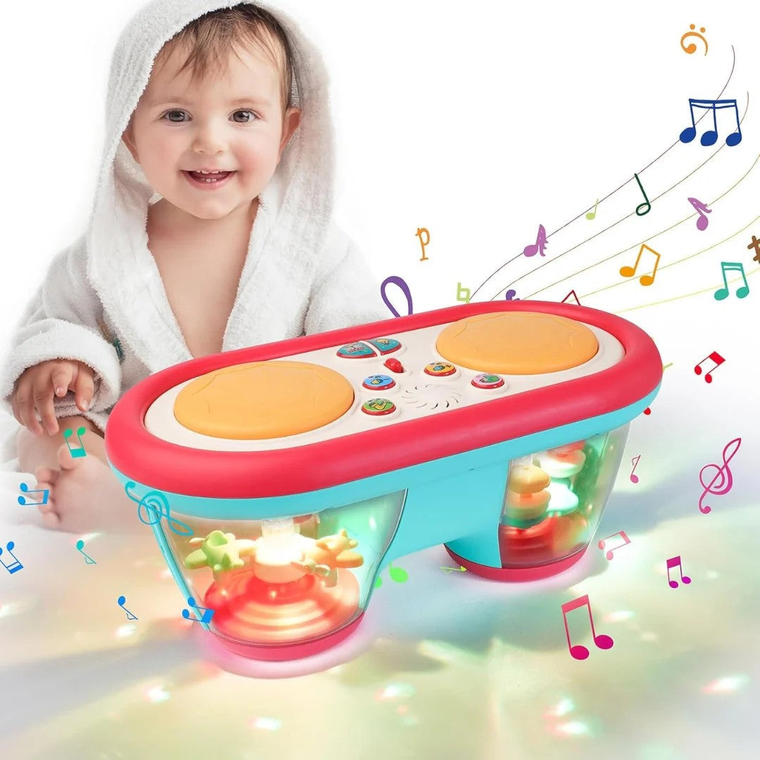 Fun Baby Drum Toy with Lights and Music - Pexav