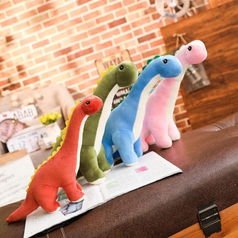 Long Neck Dino Pillow Plush 3D Stuffed Animal Brachiosaurus