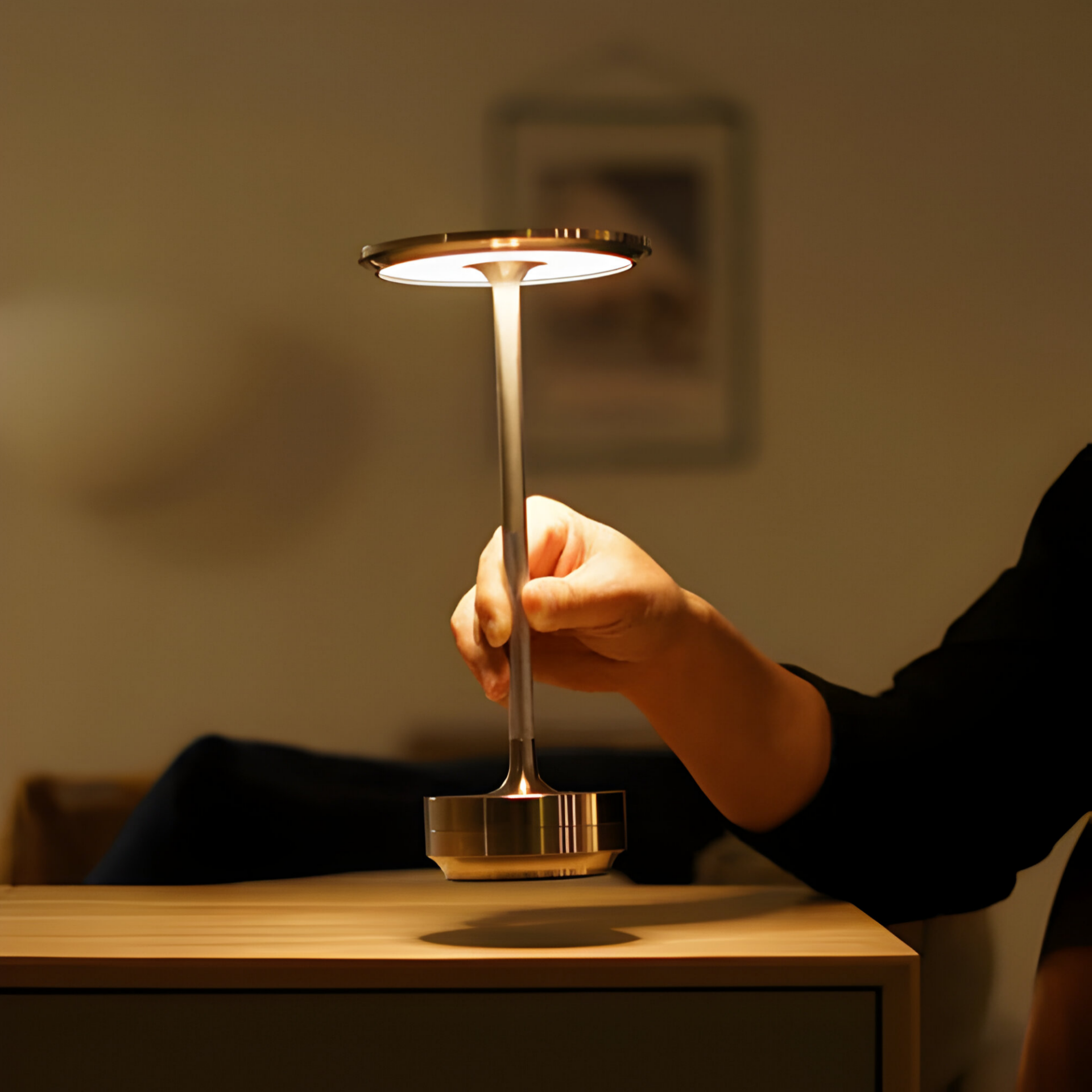 Bright Wireless Desk Lamp with Adjustable Touch Dimmer - Pexav