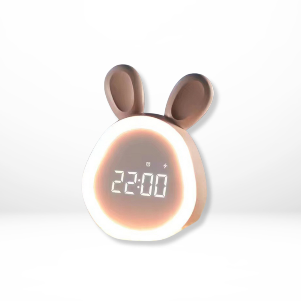 Fun Children's Bunny Night Light Alarm Clock