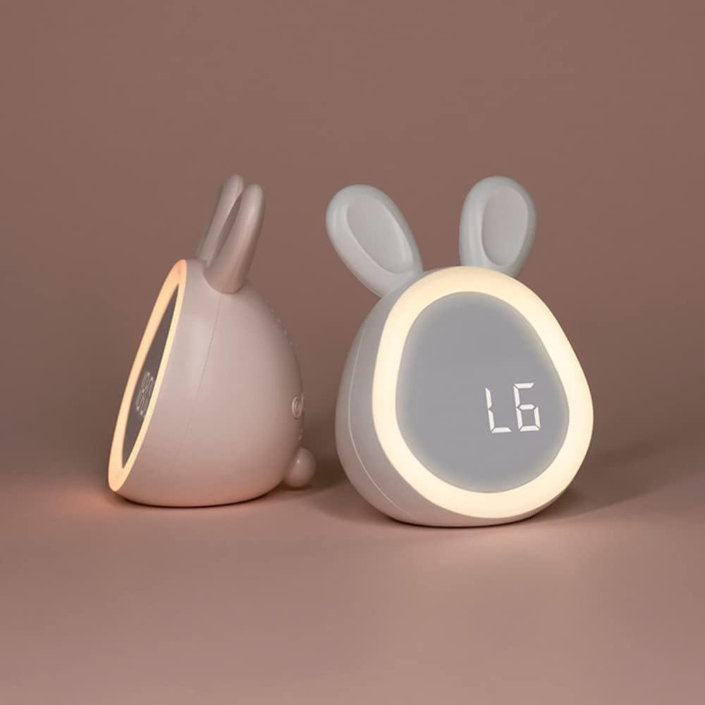 Fun Children's Bunny Night Light Alarm Clock