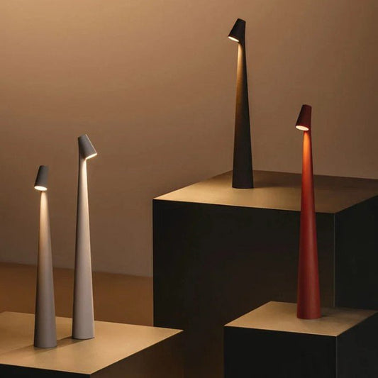 Portable Desk Lamp with Adjustable Brightness Settings - Pexav