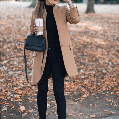 Petite Stand Collar Blazer Jacket
