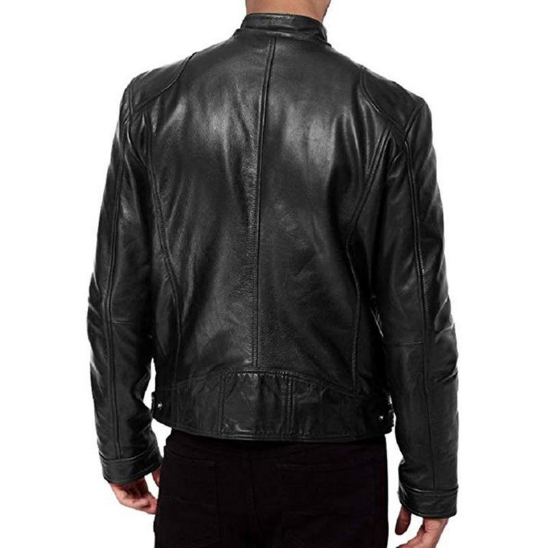 Classic Motorcycle Faux Leather Jacket