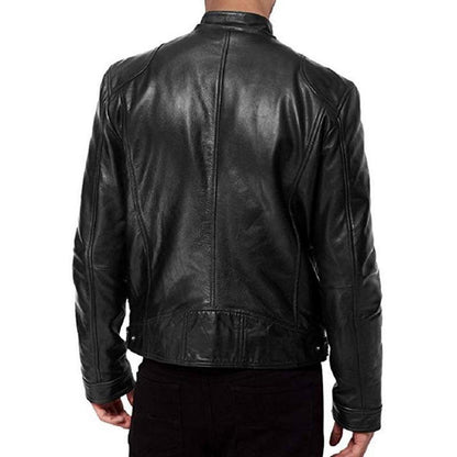 Classic Motorcycle Faux Leather Jacket
