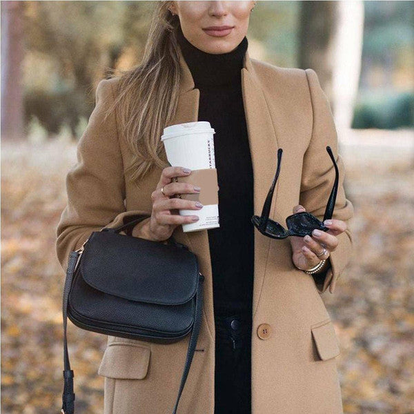 Petite Stand Collar Blazer Jacket