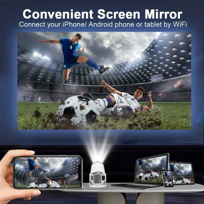 Compact HD Home Cinema Projector with Remote