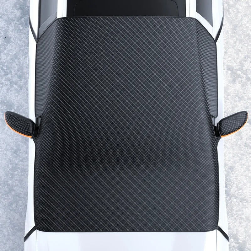Magnetic Car Cover for All Seasons - Durable Oxford Fabric Windshield Protector, Universal Fit 258x114cm 2