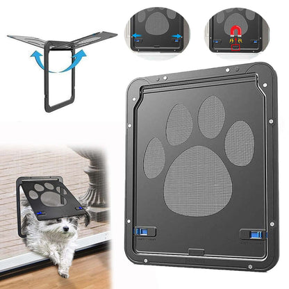 Pet Door with Magnetic Lock and Durable Flap - Pexav
