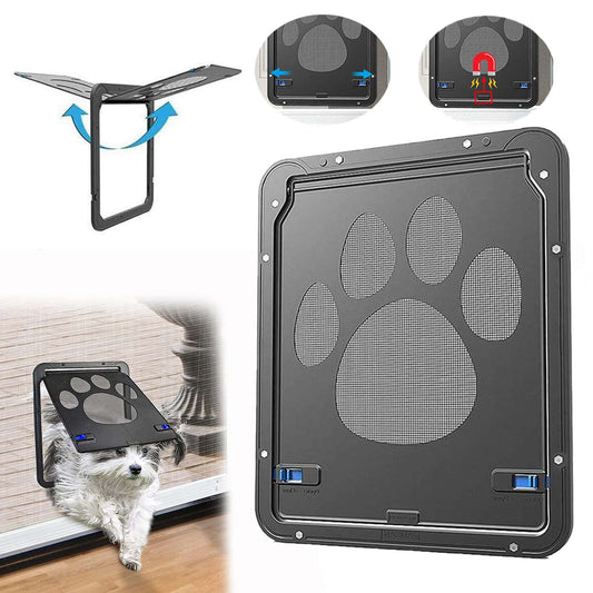 Pet Door with Magnetic Lock and Durable Flap - Pexav
