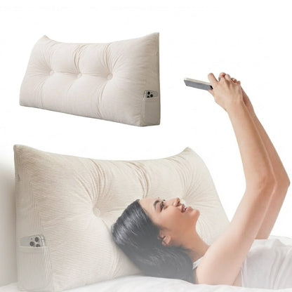 Comfortable Bed Wedge Support Pillow with Soft Cover