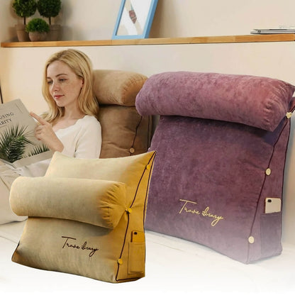Comfortable Bed Pillow for Reading and TV Support - Pexav
