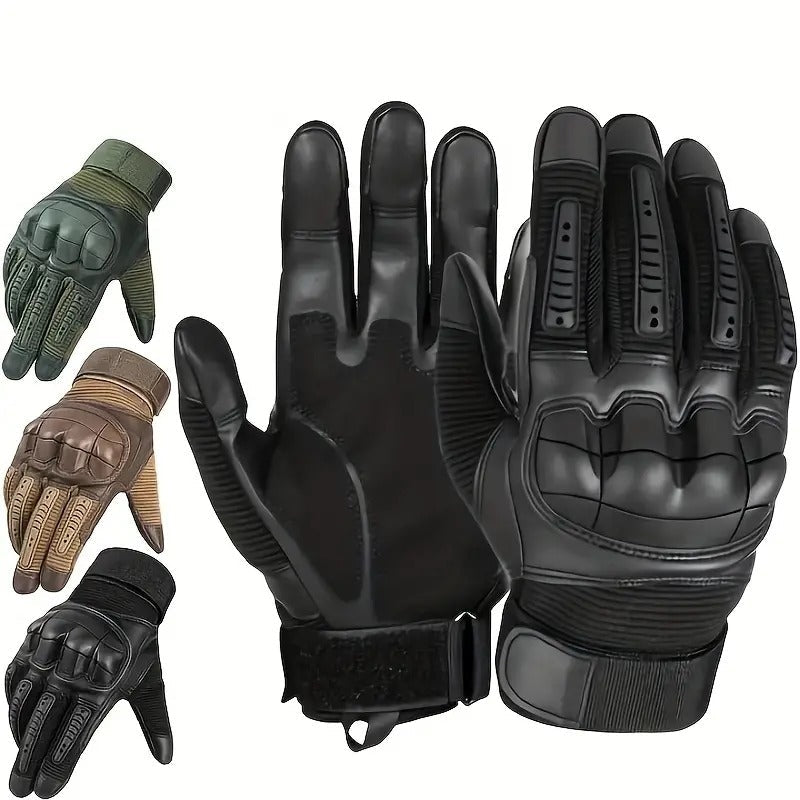 Rugged Work Gloves with Enhanced Grip for Outdoor Activities - Pexav