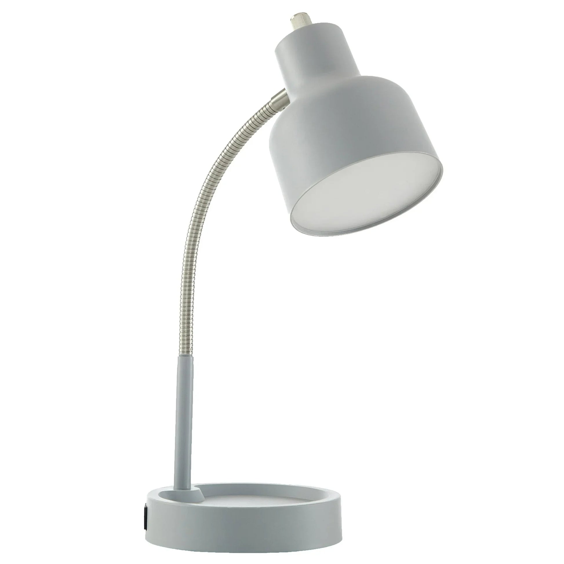 LED Office Lamp with USB Port and Power Outlet - Pexav