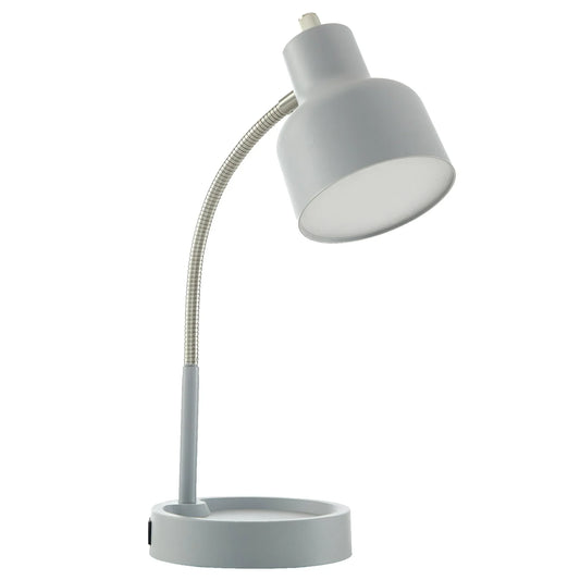 LED Office Lamp with USB Port and Power Outlet - Pexav