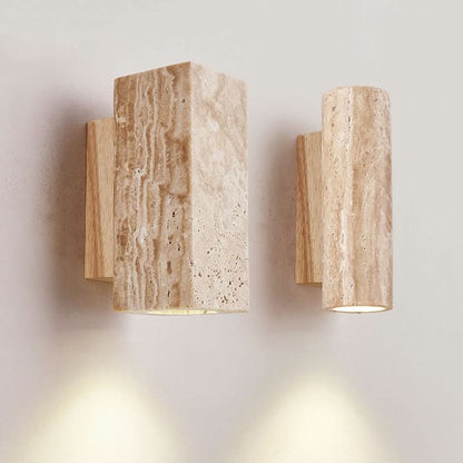 Simple White Wall Lamp – Round and Square Styles - Pexav