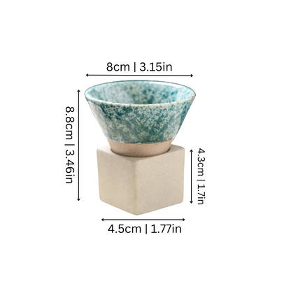 Traditional Japanese Style Coffee Mug Set