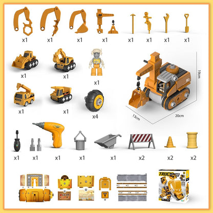 Master Builder Engineer Toy Set – Build Your Own Work Vehicle