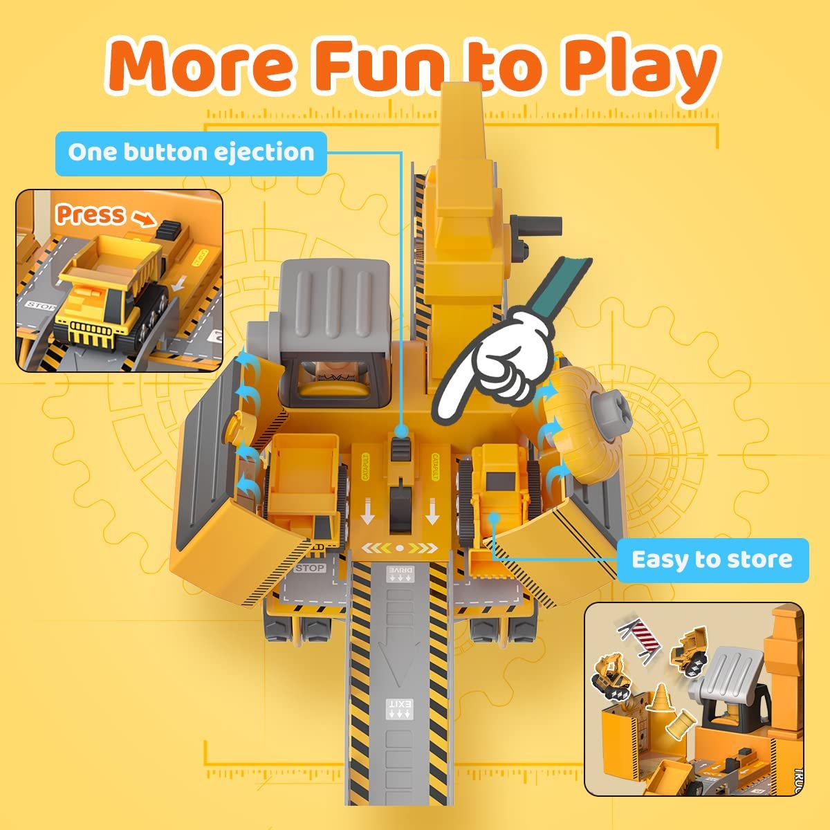 Master Builder Engineer Toy Set – Build Your Own Work Vehicle