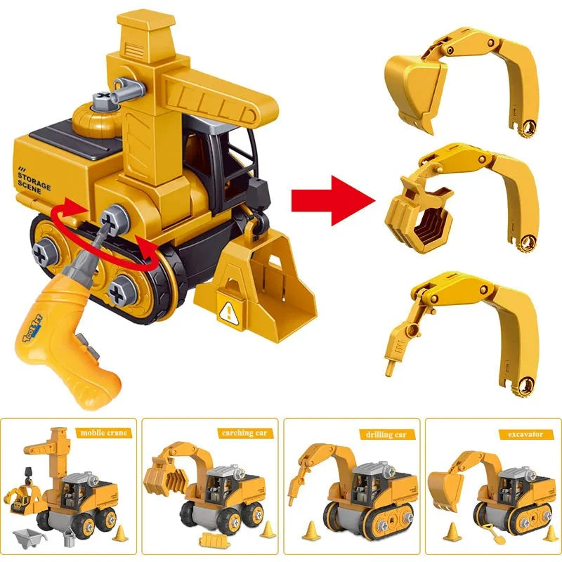 Master Builder Engineer Toy Set – Build Your Own Work Vehicle