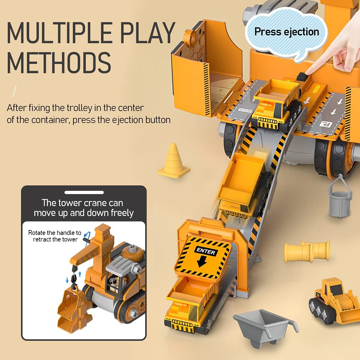 Master Builder Engineer Toy Set – Build Your Own Work Vehicle