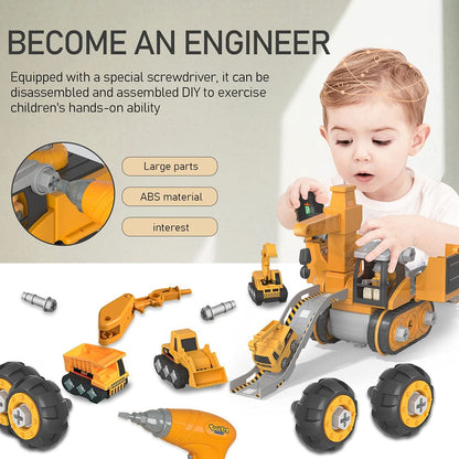 Master Builder Engineer Toy Set – Build Your Own Work Vehicle