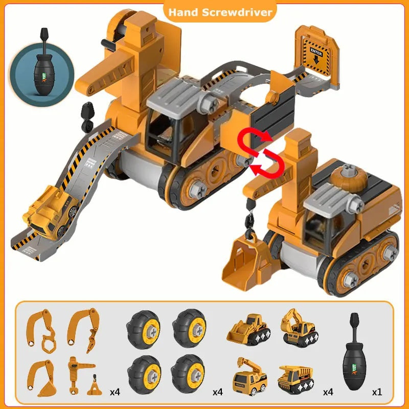 Master Builder Engineer Toy Set – Build Your Own Work Vehicle
