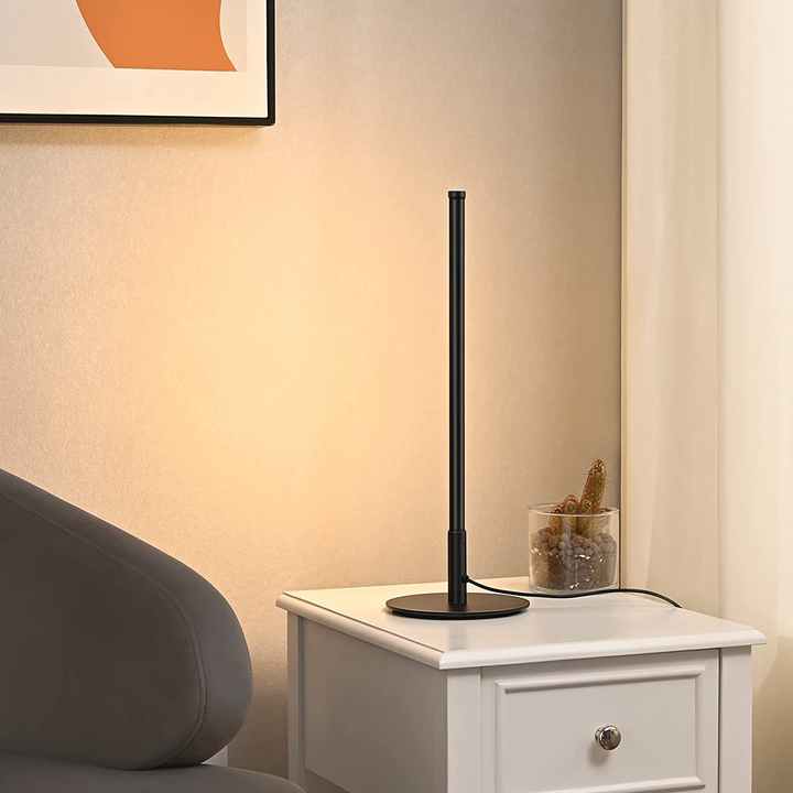 Sleek Black Plug in Night Lights with Adjustable Dimmer - Pexav