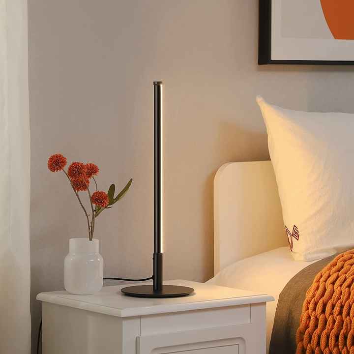 Matte Black LED Night Light Set with Dimming Control – Adjustable Brightness for Home Décor 2