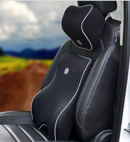 Comfortable Car Support Cushion Set for Back and Neck