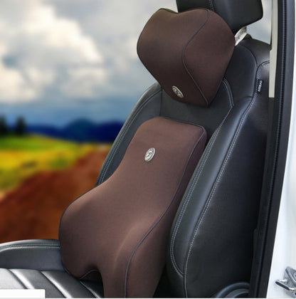 Comfortable Car Support Cushion Set for Back and Neck