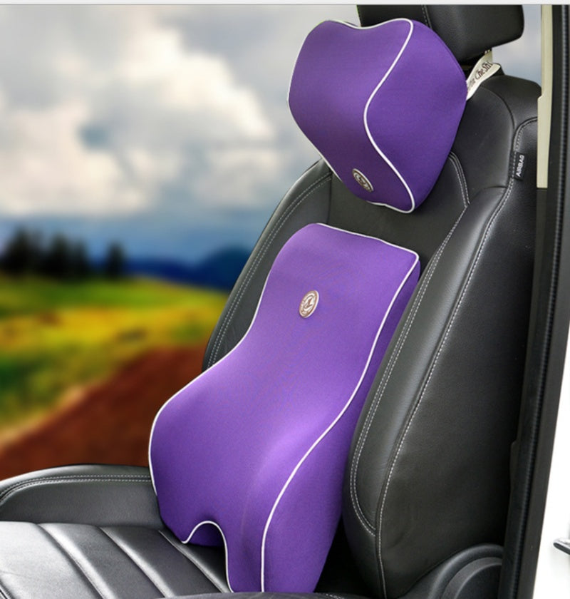 Comfortable Car Support Cushion Set for Back and Neck