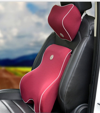 Comfortable Car Support Cushion Set for Back and Neck