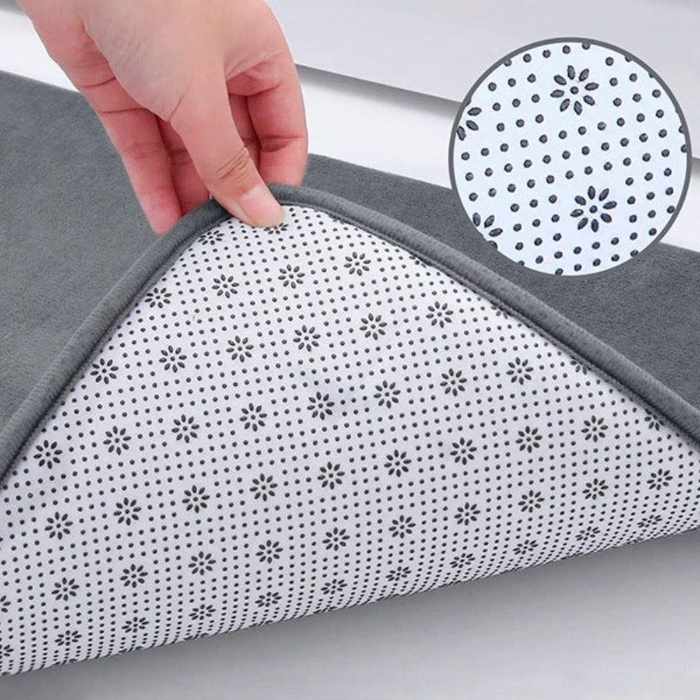Soft Grip Anti-Slip Bath Mat - Fast Dry Bathroom Mat