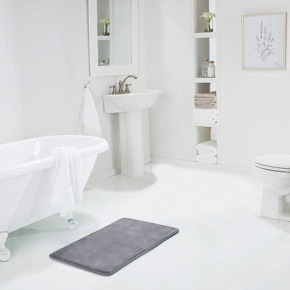 Soft Grip Anti-Slip Bath Mat - Fast Dry Bathroom Mat