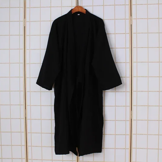 Men's Lightweight Sleep Kimono Shirt - Pexav
