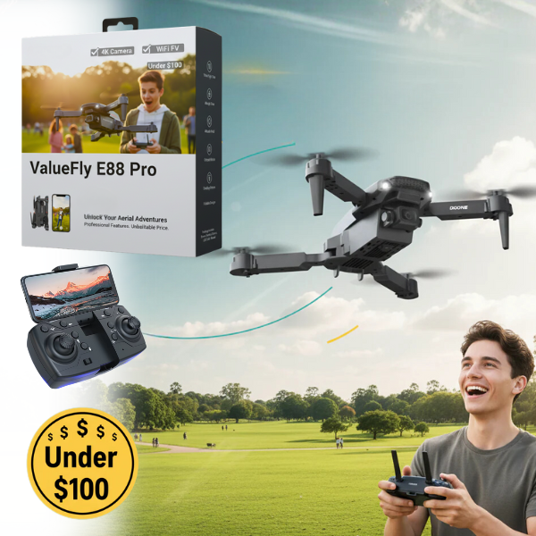 Beginner 4K Drone with Compact Foldable Design - Pexav