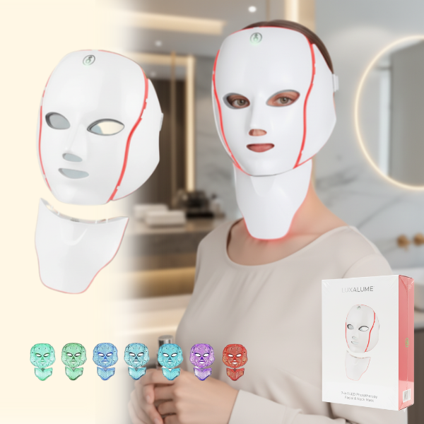 Colorful LED Face Mask for Skin Renewal - Pexav
