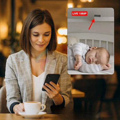 Small WiFi Security Camera with Night Vision