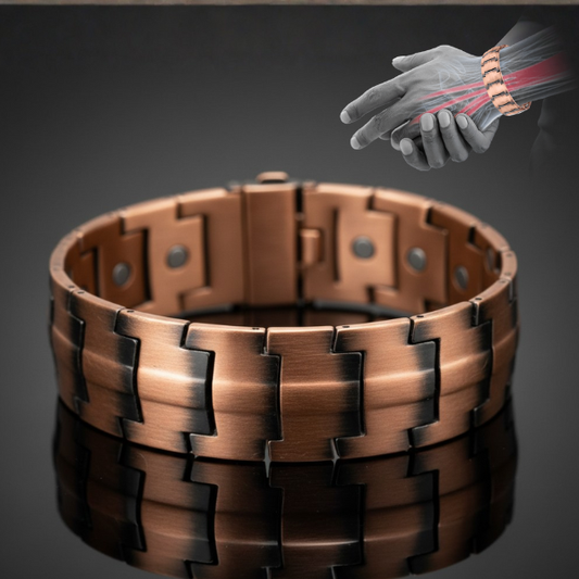 Strong Copper Magnet Therapy Bracelet for Men - Pexav