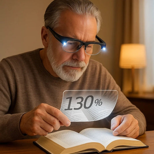 Bright LED Magnifying Lamp for Reading and Crafts - Pexav