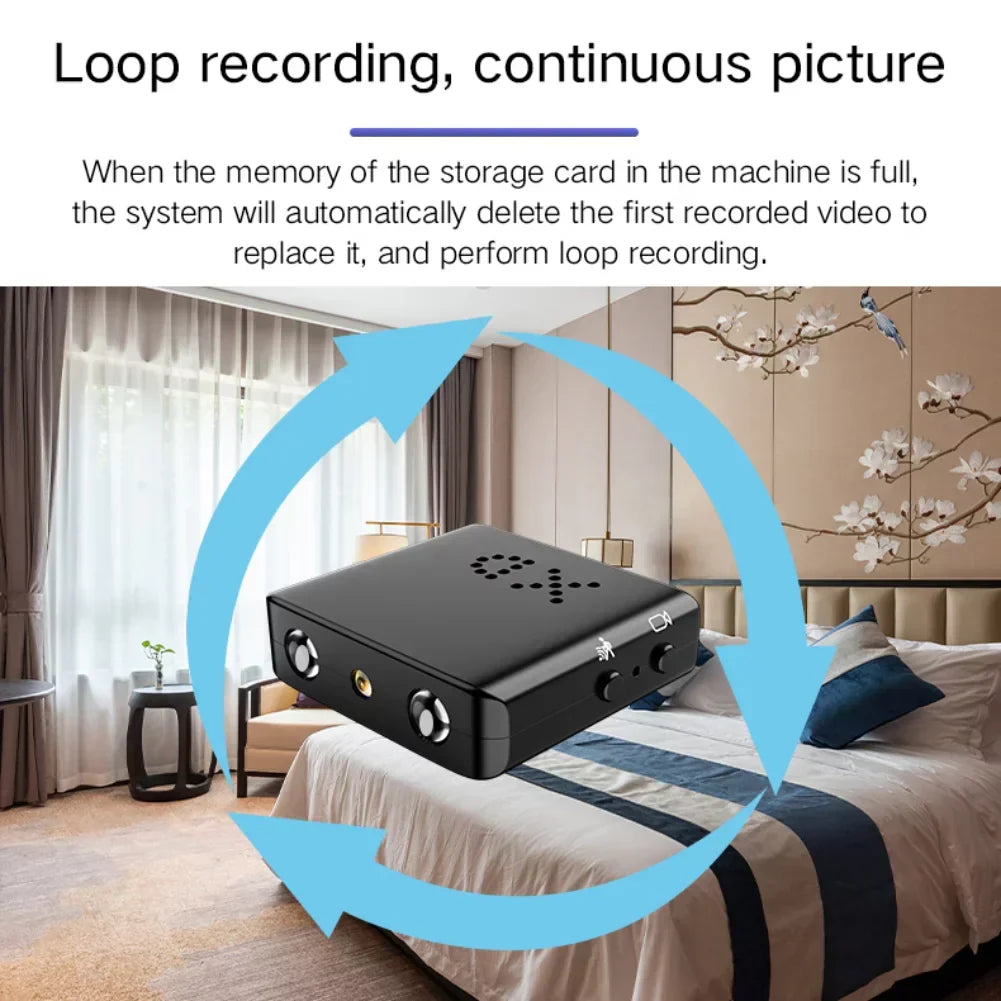 Small WiFi Security Camera with Night Vision